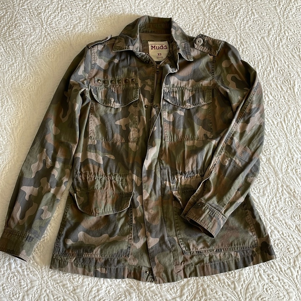 Y2K Camouflage Jacket